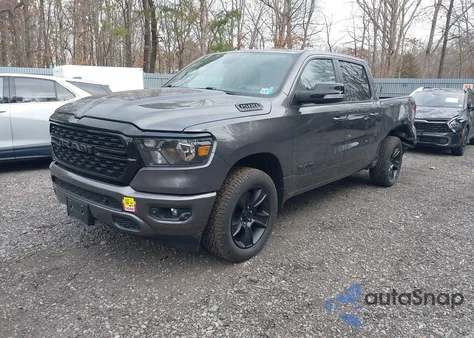 2022 Ram 1500 Big Horn 4X4 5'7 Box from USA, damaged, VIN 1C6SRFFT3NN279836